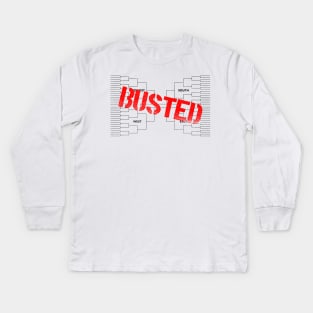 NCAA Busted Brackets Kids Long Sleeve T-Shirt